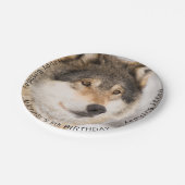 オオカミ野生動物5th誕生日パーティーボーイ ペーパープレート (アングル)