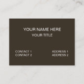 オオカミ頭アニマル灰色の野生オオカミ 名刺 (裏面)