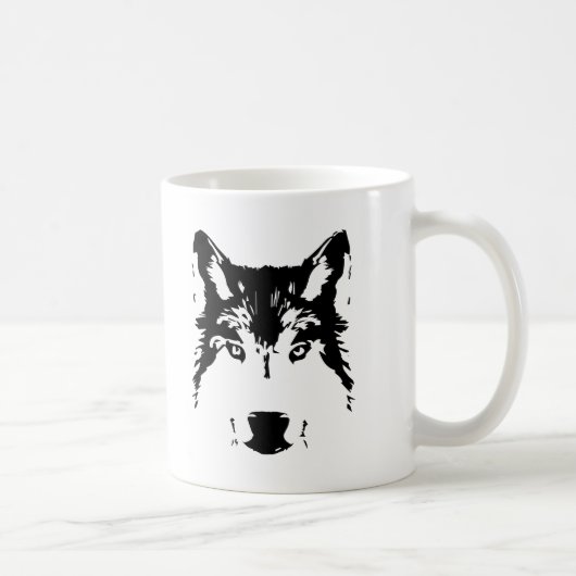 オオカミ頭 コーヒーマグカップ (右)