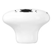 オオカミ頭 セラミックノブ (側面)