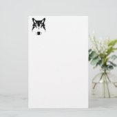 オオカミ頭 便箋 (スタンド正面)