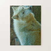 オオカミ0fイエローストーン。 ジグソーパズル (縦)