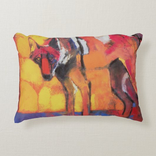 オオカミ1996年 アクセントクッション (正面)