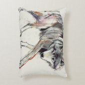 オオカミ アクセントクッション (正面(垂直))