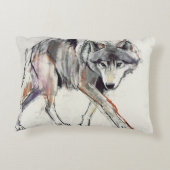 オオカミ アクセントクッション (裏面)