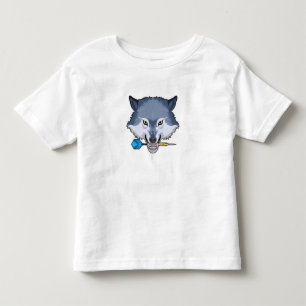 オオカミ・アット・ダーツ トドラーTシャツ