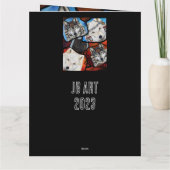 オオカミ アート カード (裏面)