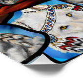 オオカミ アート ポスター (コーナー)