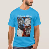 オオカミ アート Tシャツ (正面)