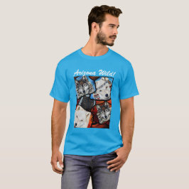 オオカミ アート Tシャツ