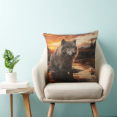 オオカミ・イン・ザ・ウェルネス装飾用クッション クッション (椅子)