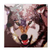 オオカミ・イン・スノー タイル (正面)