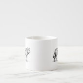 オオカミ エスプレッソカップ (正面)