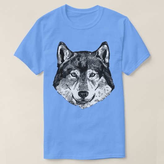 オオカミ・カニルス頭獣犬プレデター妖精 Tシャツ (デザイン正面)