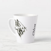 オオカミ カフェラテマグ (左アングル)