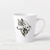 オオカミ カフェラテマグ (右)