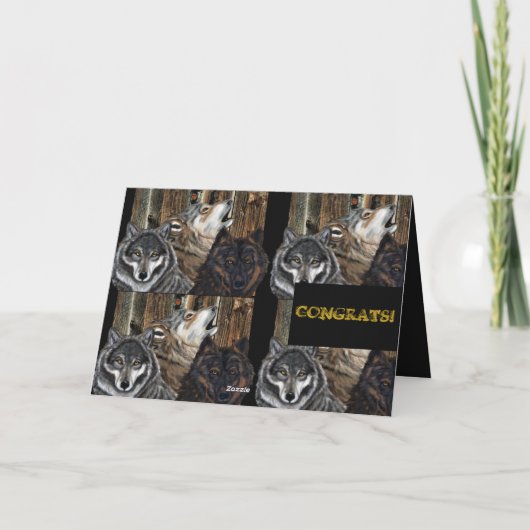 オオカミ カード (裏面)