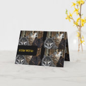 オオカミ カード (黄色い花)