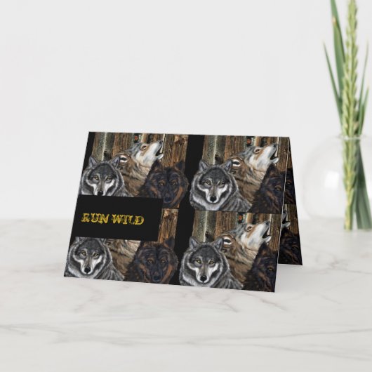 オオカミ カード (正面)