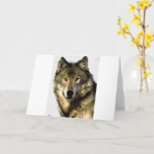 オオカミ カード (黄色い花)