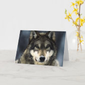 オオカミ カード (黄色い花)