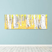 オオカミ キャンバスプリント (インサイチュ (ウッドフロア))