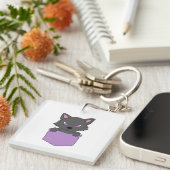 オオカミ キーホルダー (正面右)