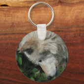 オオカミ キーホルダー (正面)