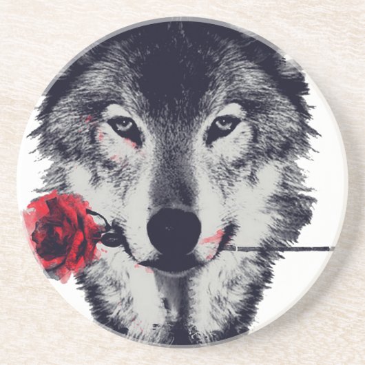 オオカミ コースター (正面)