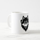 オオカミ コーヒーマグカップ (正面左)