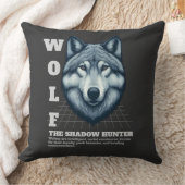 オオカミ・ザ・シャドー・ハンター クッション (ブランケット)