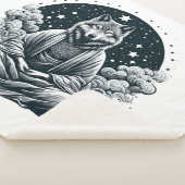 オオカミ シェルパブランケット (3/4)