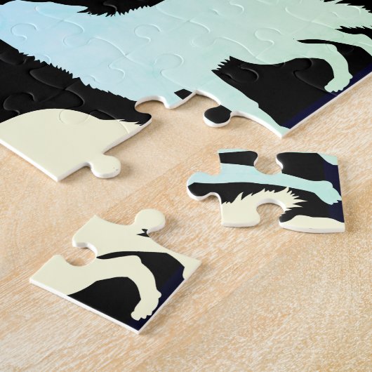 オオカミ ジグソーパズル (側面)