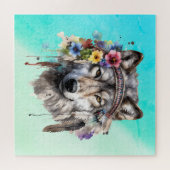 オオカミ ジグソーパズル (横)