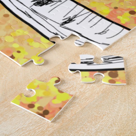 オオカミ ジグソーパズル (側面)