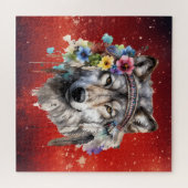 オオカミ ジグソーパズル (横)