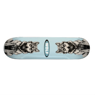 オオカミ スケートボード