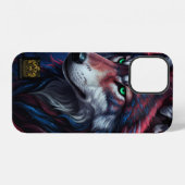 オオカミ スマホケース iPhoneケース (裏面横)