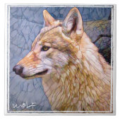 オオカミ タイル (正面)