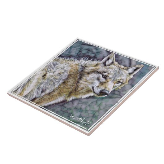 オオカミ タイル (側面)