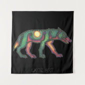 オオカミ タペストリー (正面)