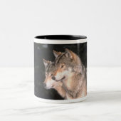 オオカミ ツートーンマグカップ (中央)