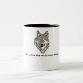 オオカミ ツートーンマグカップ (中央)