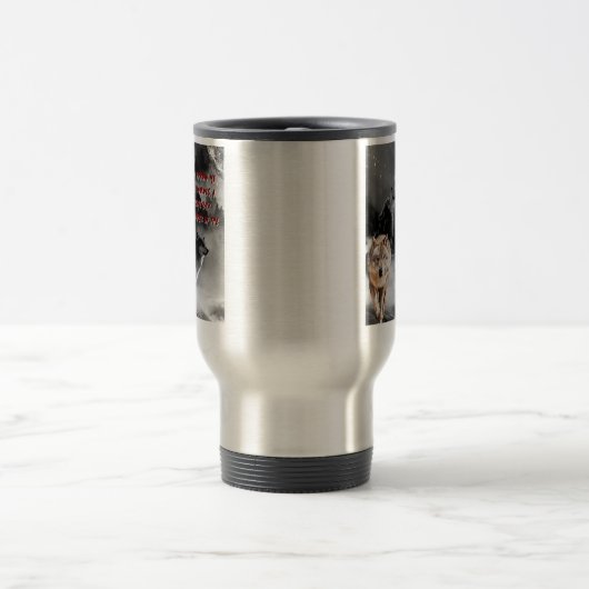 オオカミ トラベルマグ (中央)