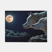 オオカミ ドアマット (正面)