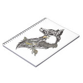 オオカミ、ニワトリ、ワシ、カメの動物ガイド ノートブック (左側)