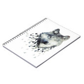 オオカミ ノートブック (左側)