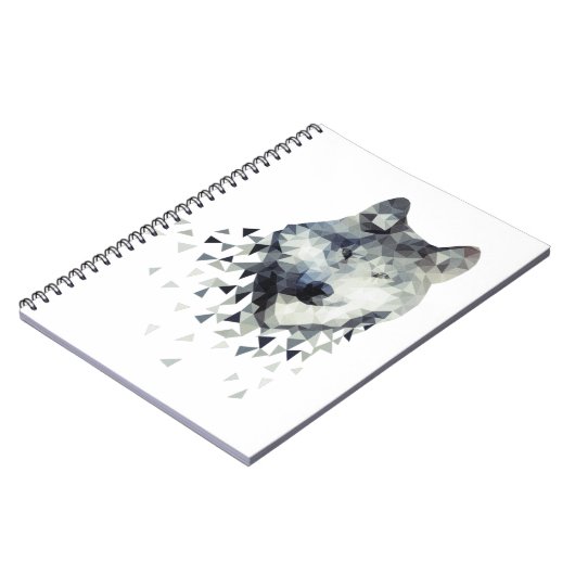 オオカミ ノートブック (左側)