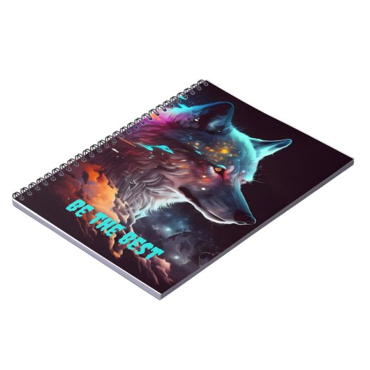 オオカミ ノートブック (左側)