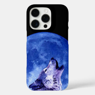 オオカミ・ハウリング・アット・ムーン iPhone 16 PROケース